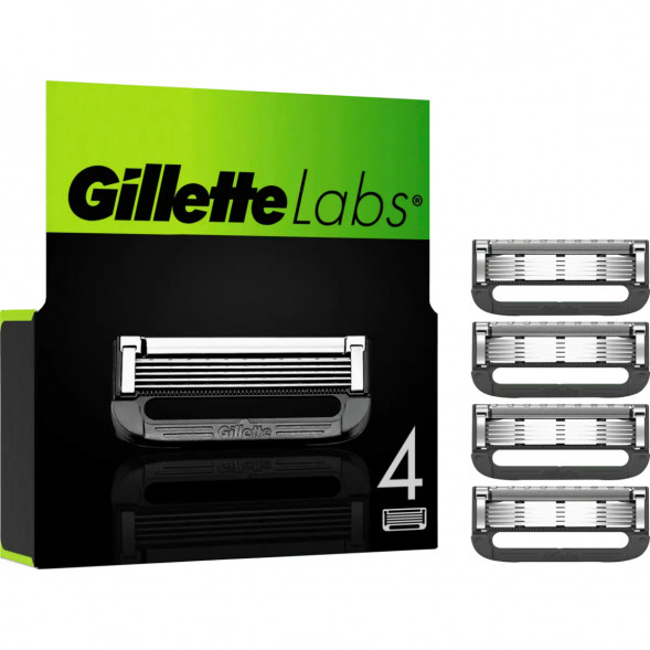 Лезвия для бритвы Gillette Labs, 4 шт. в Омске