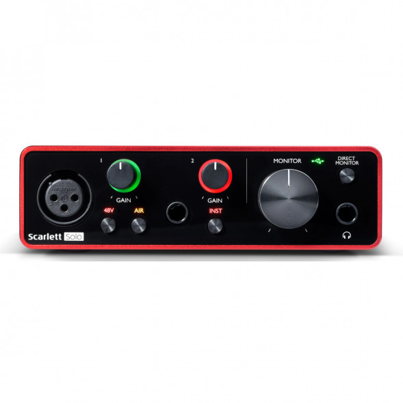 Внешняя звуковая карта FOCUSRITE Scarlett Solo 3rd Gen в Омске