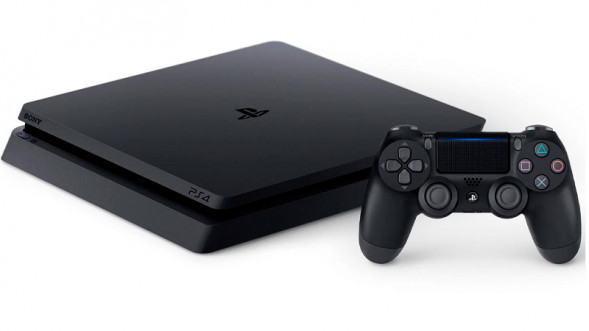 Игровая приставка Sony PlayStation 4 Slim 500 ГБ HDD, черный в Омске