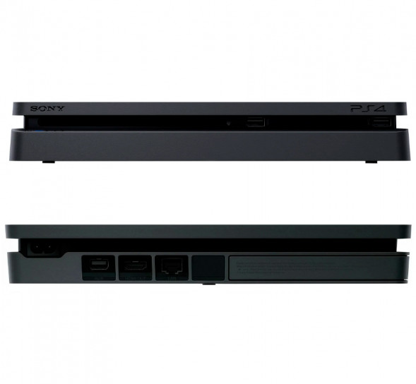 Игровая приставка Sony PlayStation 4 Slim 500 ГБ HDD, черный в Омске