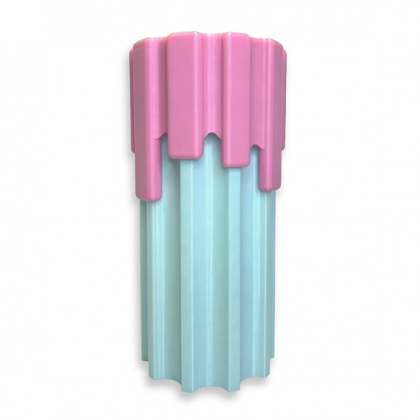 Ваза HatRom Drip, розовый - бирюзовый в Омске