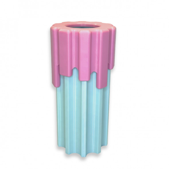 Ваза HatRom Drip, розовый - бирюзовый в Омске