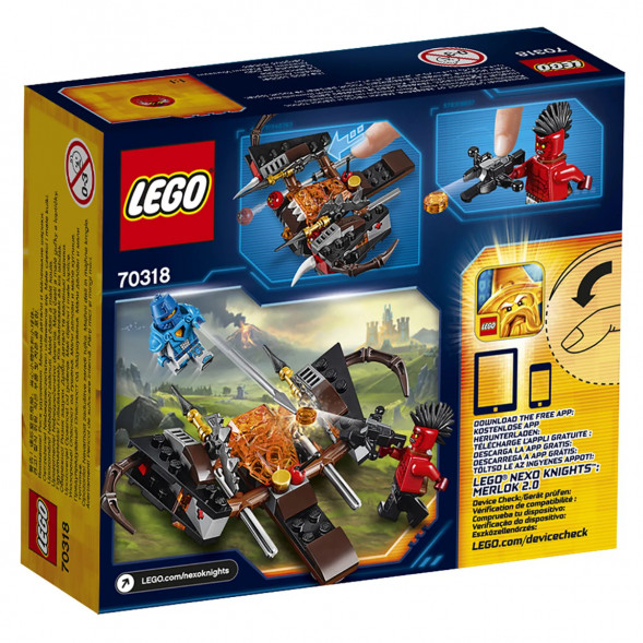 Конструктор LEGO Nexo Knights 70318 Шаровая ракета в Омске