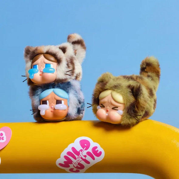 Коллекционная фигурка POP MART CRYBABY Wild But Cutie Series - Vinyl Plush Pendant Blind Box в Омске