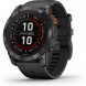 Умные часы Garmin Fenix 7X Solar серый с черным ремешком 010-02541-01 в Омске