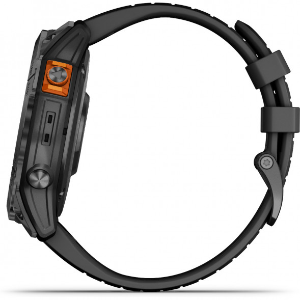 Умные часы Garmin Fenix 7X Solar серый с черным ремешком 010-02541-01 в Омске