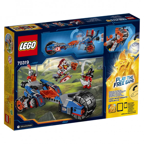 Конструктор LEGO Nexo Knights 70319 Молниеносная машина Мэйси в Омске