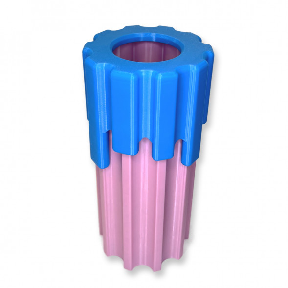 Ваза HatRom Drip, розовый - синий в Омске