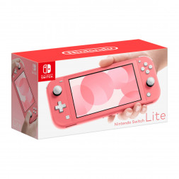 Игровая приставка Nintendo Switch Lite 32 ГБ, коралловый
