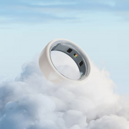 Умное кольцо Oura Ring 4 Ceramic (размер 14), Облако/Cloud