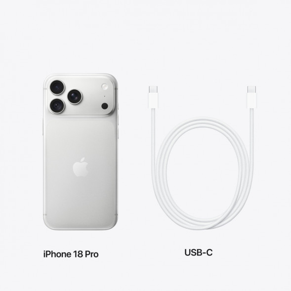 Смартфон Apple iPhone 18 Pro 256GB (eSIM), Silver в Омске