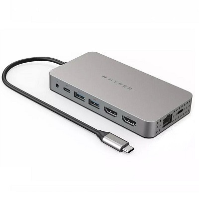 USB Хаб Hyper HyperDrive Dual 4K HDMI 10-в-1 USB-C в Омске