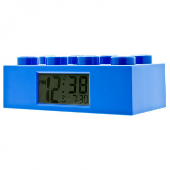 Будильник LEGO 9002151 Кирпичик, синий в Омске