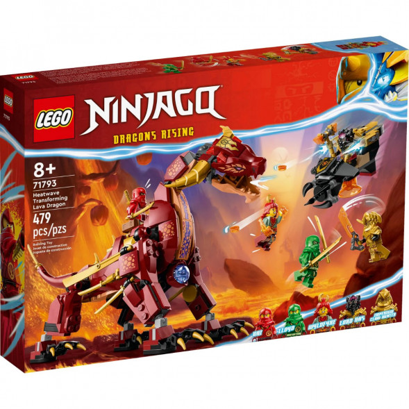 Конструктор LEGO Ninjago 71793 Лавовый дракон-трансформер в Омске