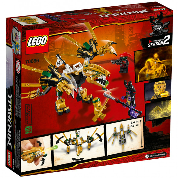 Конструктор LEGO Ninjago 70666 Золотой Дракон в Омске