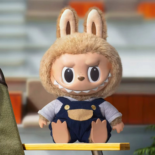 Коллекционная фигурка POP MART Labubu Time to chill Vinyl Plush Doll в Омске