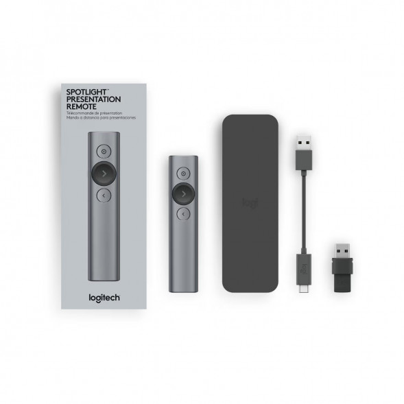 Презентер Logitech Spotlight Presentation Remote серый в Омске