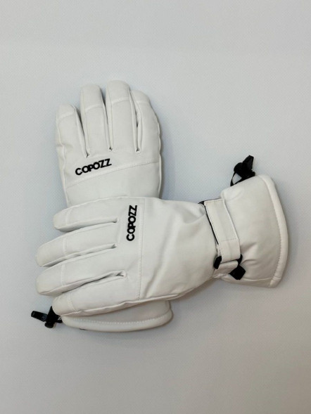 Перчатки горнолыжные сноубордические Copozz (белый, L) в Омске