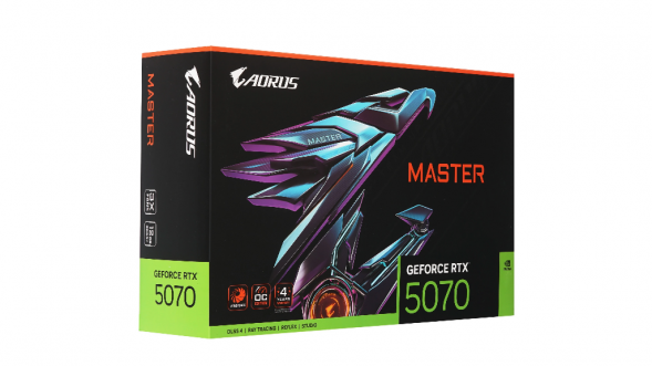 Видеокарта Gigabyte GeForce RTX 5070 AORUS MASTER, 12 ГБ GDDR7 в Омске