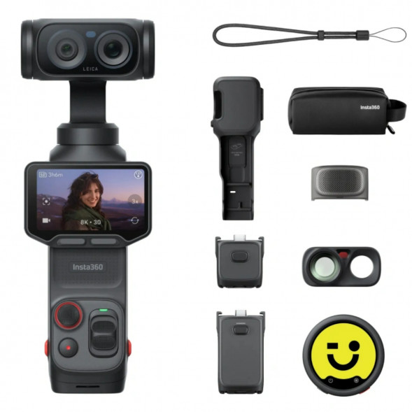 Экшн-камера Insta360 Luna Ultra Creator Bundle, Black в Омске