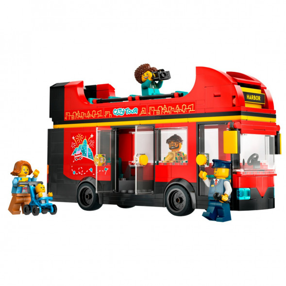 Конструктор LEGO City 60407 Красный двухэтажный экскурсионный автобус в Омске