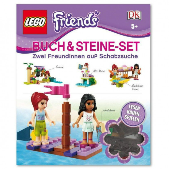 Книга и набор кубиков LEGO Friends Buch &amp;amp; Steine-Set Zwei Freundinnen auf Schatzsuche в Омске