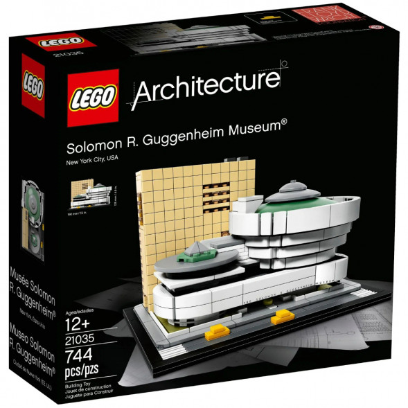 Конструктор LEGO Architecture 21035 Музей Соломона Гуггенхайма в Омске