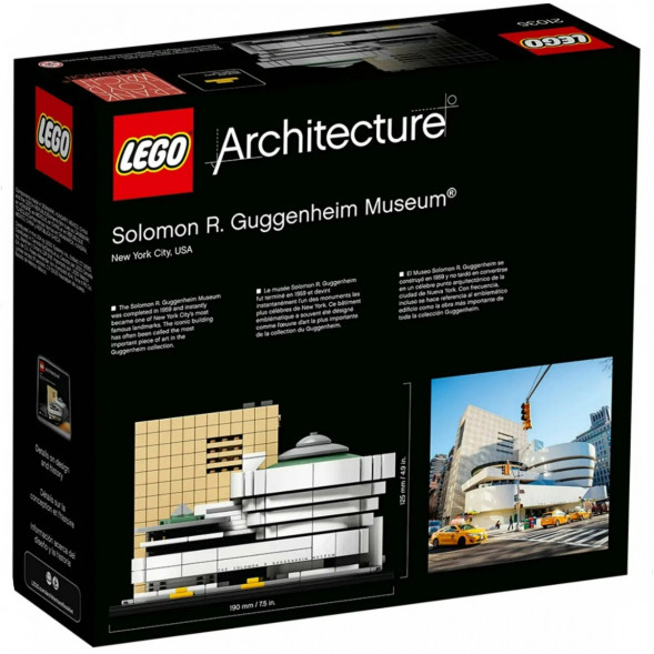 Конструктор LEGO Architecture 21035 Музей Соломона Гуггенхайма в Омске