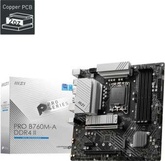 Материнская плата MSI PRO B760M-A DDR4 II в Омске