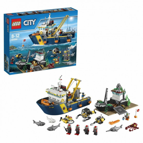Конструктор LEGO City 60095 Корабль исследователей морских глубин в Омске