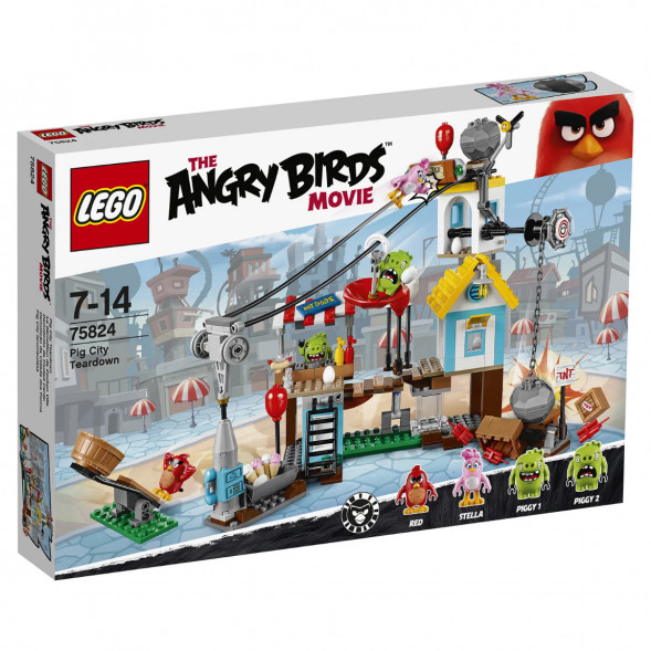 Конструктор LEGO Angry Birds 75824 Разгром Свинограда в Омске