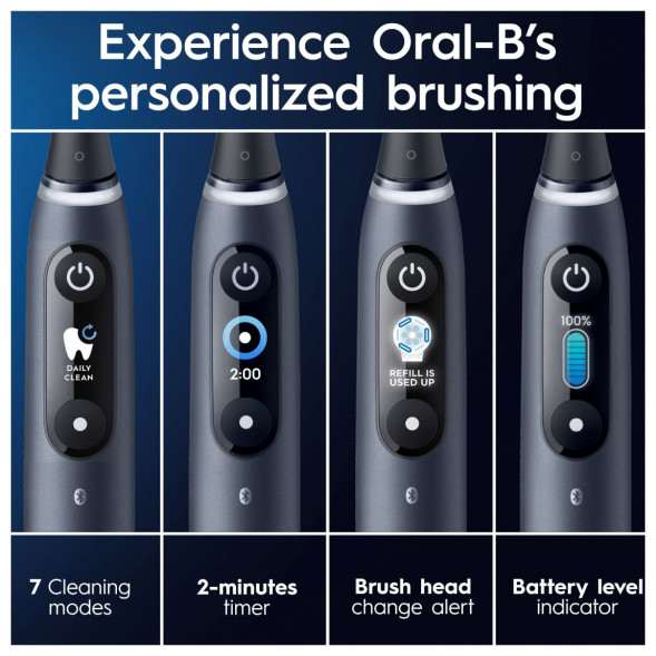 Электрическая зубная щетка Oral-B iO Series 9s (387071), Black Onyx в Омске