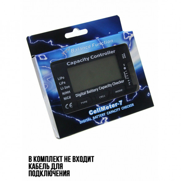 Тестер ёмкости аккумулятора CellMeter-7 с функцией балансировки ячеек в Омске
