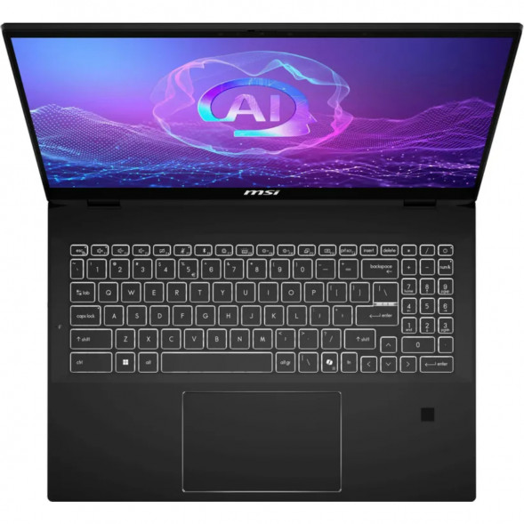 Ноутбук трансформер MSI Summit Pro 16 AI A2HVETG-084RU (16&amp;quot;, IPS, Intel Core Ultra 9 285H 2.9ГГц, 16 ядер, 32ГБ LPDDR5, 1ТБ SSD, NVIDIA GeForce RTX 4050 - 6 ГБ, Windows 11 Pro), черный в Омске