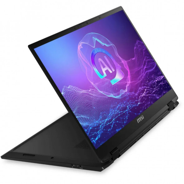 Ноутбук трансформер MSI Summit Pro 16 AI A2HVETG-084RU (16&amp;quot;, IPS, Intel Core Ultra 9 285H 2.9ГГц, 16 ядер, 32ГБ LPDDR5, 1ТБ SSD, NVIDIA GeForce RTX 4050 - 6 ГБ, Windows 11 Pro), черный в Омске