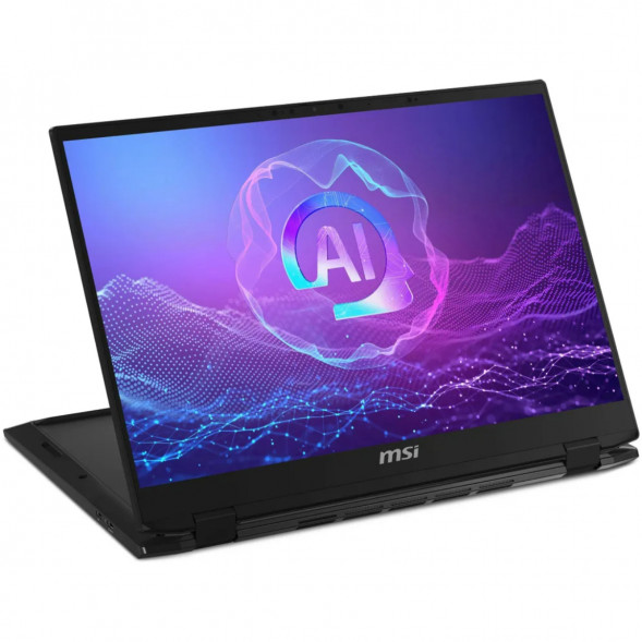 Ноутбук трансформер MSI Summit Pro 16 AI A2HVETG-084RU (16&amp;quot;, IPS, Intel Core Ultra 9 285H 2.9ГГц, 16 ядер, 32ГБ LPDDR5, 1ТБ SSD, NVIDIA GeForce RTX 4050 - 6 ГБ, Windows 11 Pro), черный в Омске