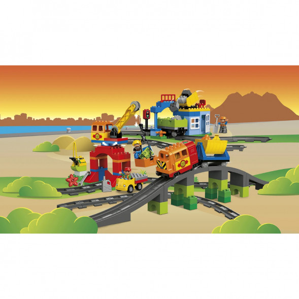 Конструктор LEGO DUPLO Town 10508 Большой поезд в Омске