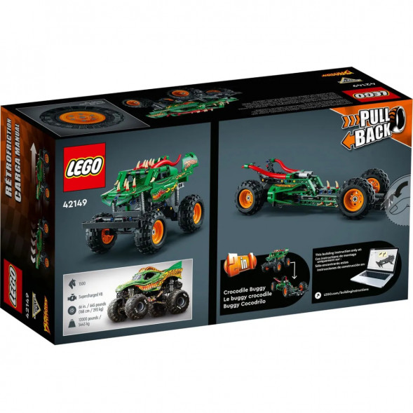 Конструктор LEGO Technic 42149 Монстер Джем «Дракон» в Омске