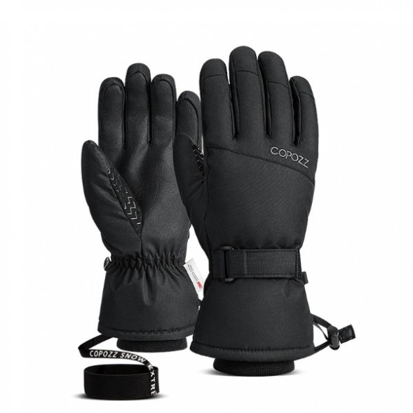 Перчатки горнолыжные сноубордические Copozz (черный, L) в Омске