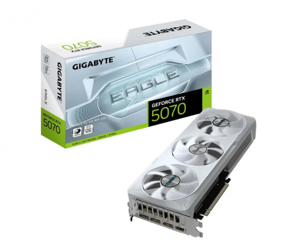 Видеокарта Gigabyte RTX 5070 EAGLE OC ICE SFF 12G, 12 Гб GDDR7 в Омске