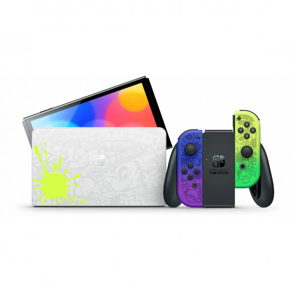 Игровая приставка Nintendo Switch OLED 64 ГБ, Splatoon 3 Edition в Омске