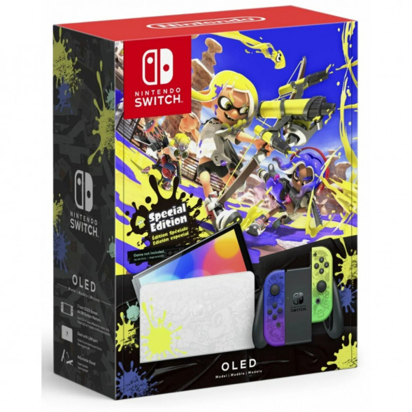 Игровая приставка Nintendo Switch OLED 64 ГБ, Splatoon 3 Edition в Омске