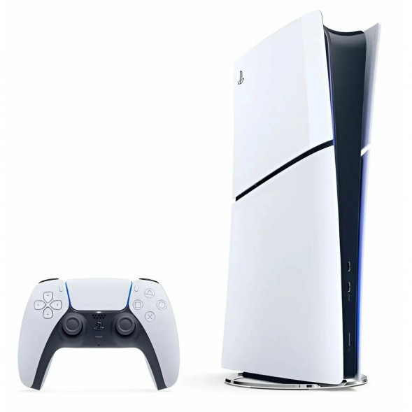 Игровая приставка Sony PlayStation 5 Slim 825 ГБ без дисковода, белый в Омске