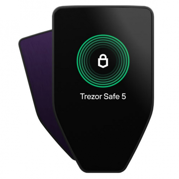 Аппаратный криптокошелек Trezor Safe 5, Violet Ore в Омске