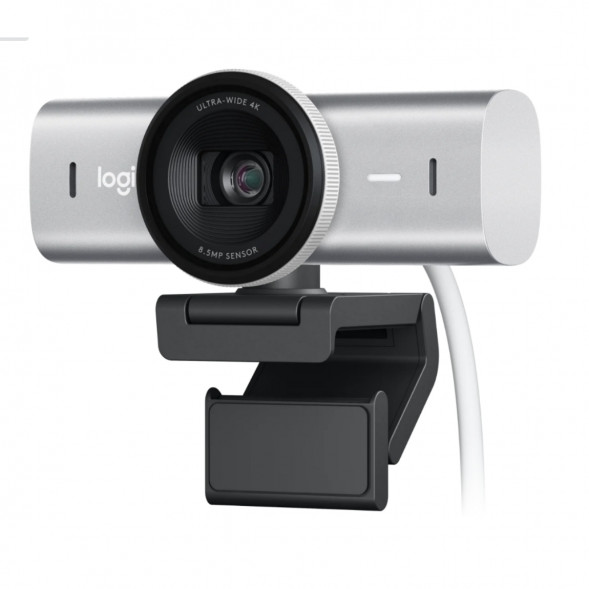 Веб-камера Logitech MX Brio 4K, Pale Grey в Омске