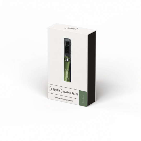 Криптокошелек Ledger Nano S Plus 1 шт., Oxidate Green в Омске