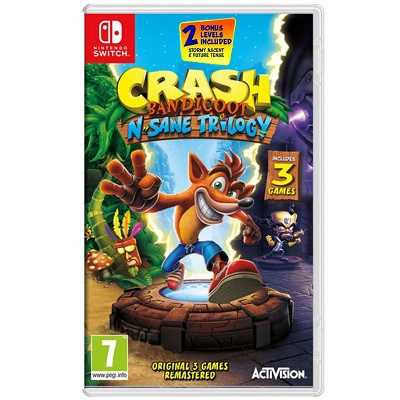 Игра Crash Bandicoot N-Sane Trilogy для (Switch, английский язык) в Омске