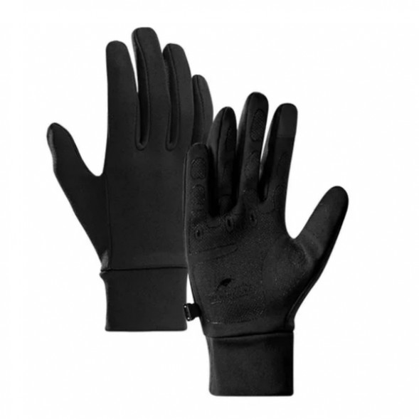 Перчатки сенсорные спортивные Naturehike Outdoor Full Touch GL10 (черный, L) в Омске