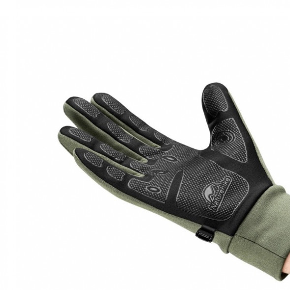 Перчатки сенсорные спортивные Naturehike Outdoor Full Touch GL10 (черный, L) в Омске