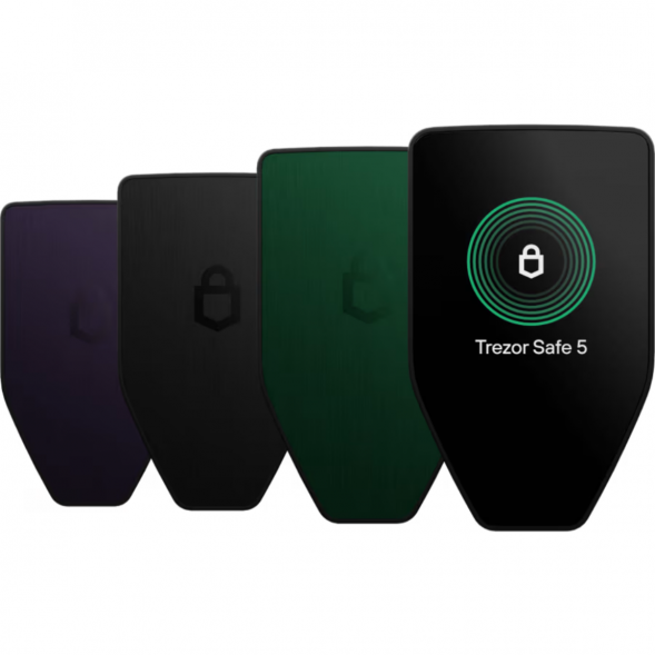 Аппаратный криптокошелек Trezor Safe 5, Green Beryl в Омске